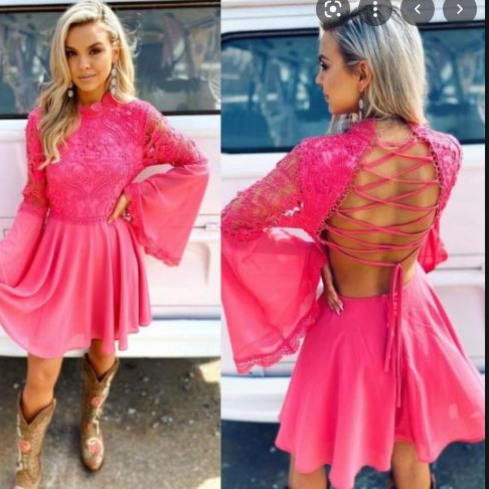 Fairy Bell Sleeve Dress